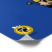 Erdnüsse | Charlie Brown Baseball Smile Poster (Ecke)