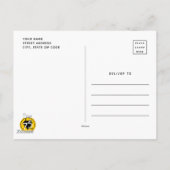 Erdnüsse | Charlie Brown Baseball Smile Postkarte (Rückseite)