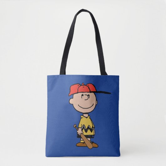 Erdnüsse | Charlie Brown Baseball Smile Tasche (Vorderseite)