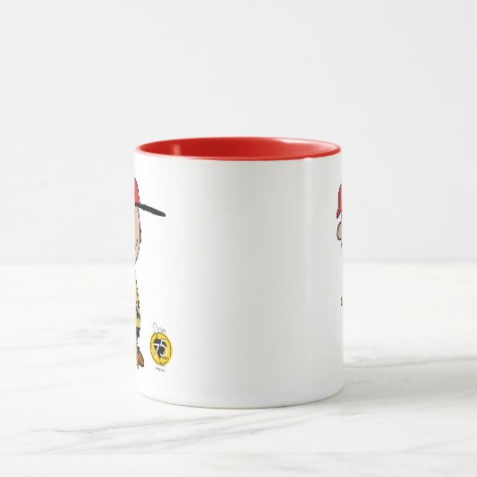 Erdnüsse | Charlie Brown Baseball Smile Tasse (Zentrum)
