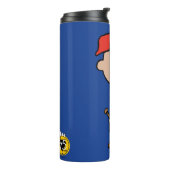 Erdnüsse | Charlie Brown Baseball Smile Thermosbecher (Nach links gedreht)