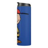 Erdnüsse | Charlie Brown Baseball Smile Thermosbecher (Nach rechts gedreht)