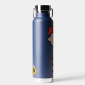 Erdnüsse | Charlie Brown Baseball Smile Trinkflasche (Vorne)