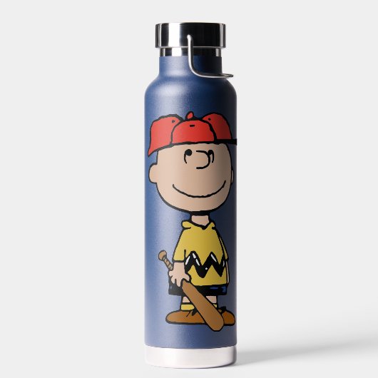 Erdnüsse | Charlie Brown Baseball Smile Trinkflasche (Links)