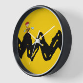 Erdnüsse | Charlie Brown Baseball Uhr (Winkel)