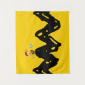 Erdnüsse | Charlie Brown Baseball Wandteppich (Vorderseite)