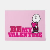 Erdnüsse | Charlie Brown be My Valentine Fußmatte (Vorderseite)