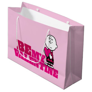 Erdnüsse   Charlie Brown be My Valentine Große Geschenktüte