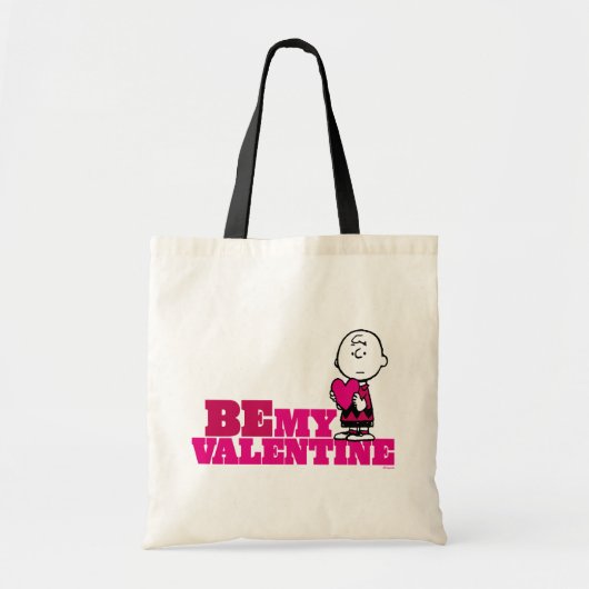 Erdnüsse | Charlie Brown be My Valentine Tragetasche (Vorne)