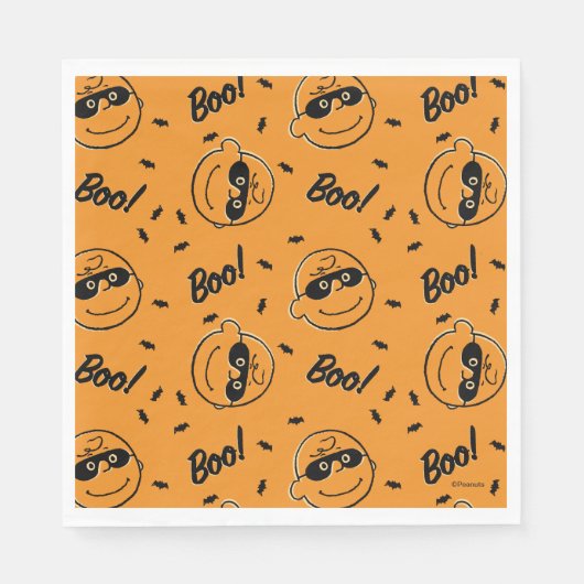 Erdnüsse | Charlie Brown Boo! Muster Serviette (Vorderseite)