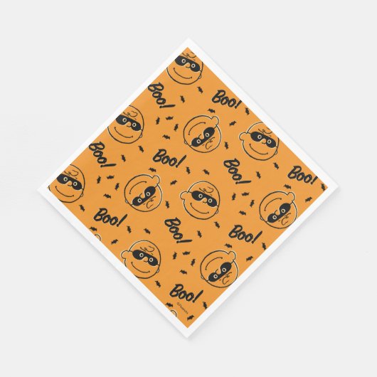 Erdnüsse | Charlie Brown Boo! Muster Serviette (Ecke)