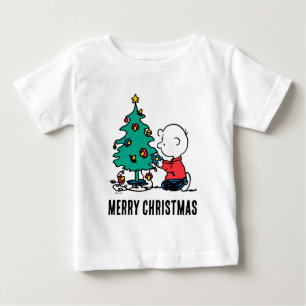 Erdnüsse Charlie Brown Christmas Lights Baby T-shirt