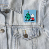 Erdnüsse | Charlie Brown Christmas Lights Button (Beispiel)