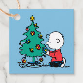 Erdnüsse | Charlie Brown Christmas Lights Geschenkanhänger (Vorderseite)