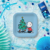 Erdnüsse | Charlie Brown Christmas Lights Pappteller (Party)