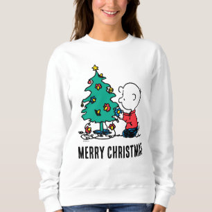 Erdnüsse Charlie Brown Christmas Lights Sweatshirt