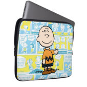 Erdnüsse | Charlie Brown Comic-Muster Laptopschutzhülle (Vorne Rechts)