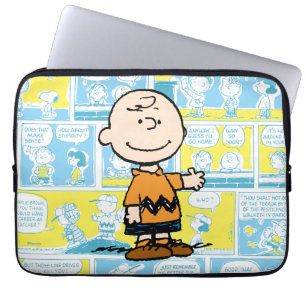 Erdnüsse Charlie Brown Comic-Muster Laptopschutzhülle