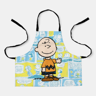 Erdnüsse   Charlie Brown Comic-Muster Schürze