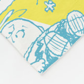 Erdnüsse | Charlie Brown Comic Pattern Fleecedecke (Ecke)