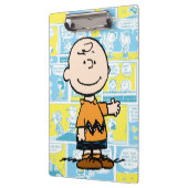 Erdnüsse | Charlie Brown Comic Pattern Klemmbrett (Links)