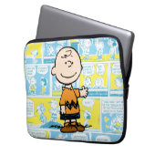 Erdnüsse | Charlie Brown Comic Pattern Laptopschutzhülle (Vorderseite Links)