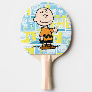 Erdnüsse Charlie Brown Comic Pattern Tischtennis Schläger