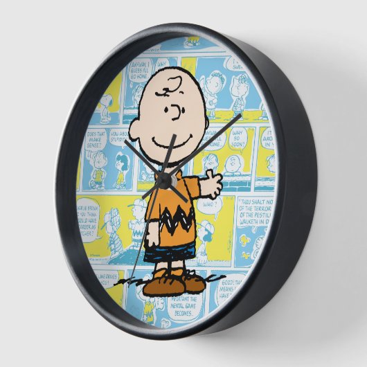 Erdnüsse | Charlie Brown Comic Pattern Uhr (Winkel)