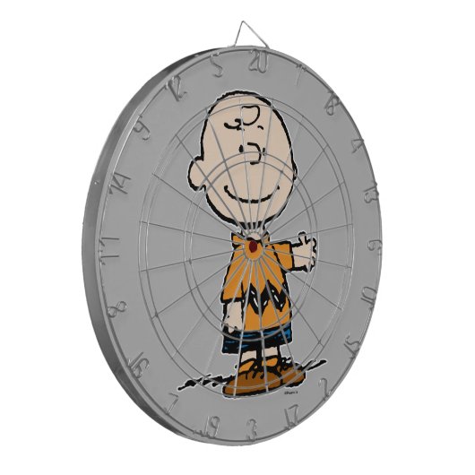 Erdnüsse | Charlie Brown Dartscheibe (Vorderseite Links)