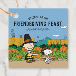 Erdnüsse | Charlie Brown Erntedank Ihren Namen hin Geschenkanhänger