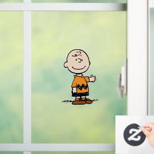 Erdnüsse   Charlie Brown Fensteraufkleber