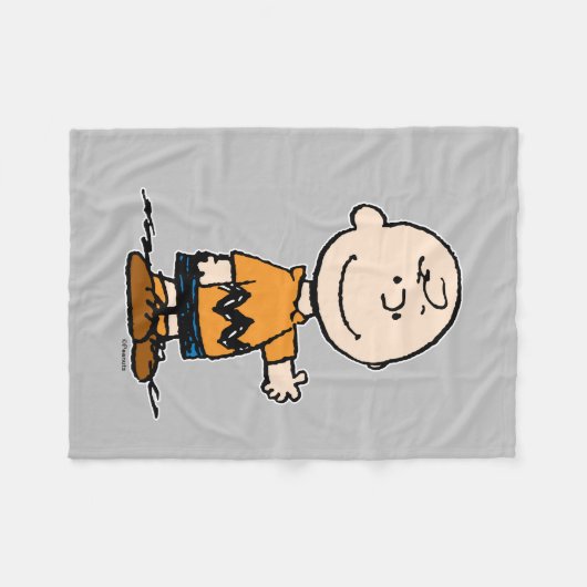 Erdnüsse | Charlie Brown Fleecedecke (Vorderseite (Horizontal))
