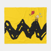 Erdnüsse | Charlie Brown Flying Kite Fleecedecke (Vorderseite (Horizontal))