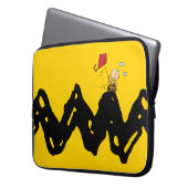 Erdnüsse | Charlie Brown Flying Kite Laptopschutzhülle (Vorderseite Links)