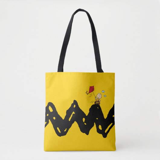 Erdnüsse | Charlie Brown Flying Kite Tasche (Vorderseite)