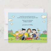 Erdnüsse | Charlie Brown & Gang Birthday Vielen Da Einladung (Vorderseite)