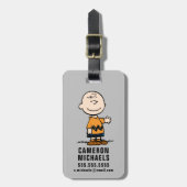 Erdnüsse | Charlie Brown Gepäckanhänger (Vorderseite vertikal)