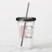 Erdnüsse | Charlie Brown Good Kummer Half & Half Acryltrinkbecher (Rückseite)