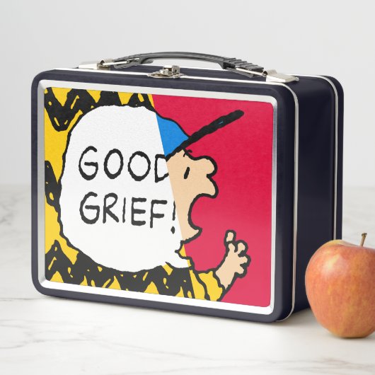 Erdnüsse | Charlie Brown Good Kummer Half & Half Metall Brotdose (Beispiel)