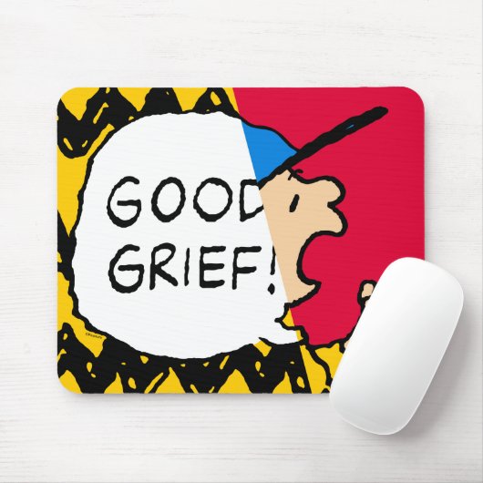 Erdnüsse | Charlie Brown Good Kummer Half & Half Mousepad (Mit Mouse)