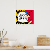 Erdnüsse | Charlie Brown Good Kummer Half & Half Poster (Küche)