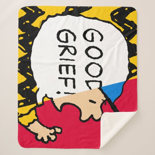Erdnüsse | Charlie Brown Good Kummer Half & Half Sherpadecke (Vorderseite)