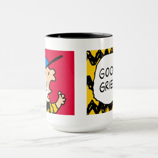 Erdnüsse | Charlie Brown Good Kummer Half & Half Tasse (Zentrum)