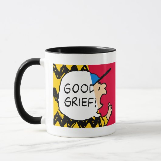 Erdnüsse | Charlie Brown Good Kummer Half & Half Tasse (Links)