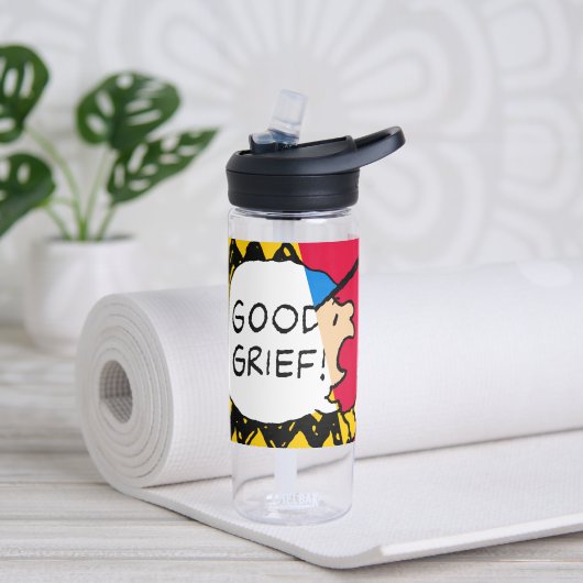 Erdnüsse | Charlie Brown Good Kummer Half & Half Trinkflasche (Yoga)