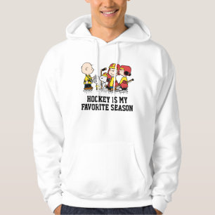 Erdnüsse   Charlie Brown Hockey Coach Hoodie