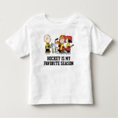 Erdnüsse | Charlie Brown Hockey Coach Kleinkind T-shirt (Vorderseite)