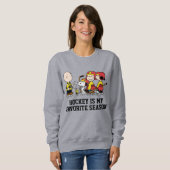 Erdnüsse | Charlie Brown Hockey Coach Sweatshirt (Vorne ganz)