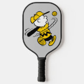 Erdnüsse | Charlie Brown in Bat Pickleball Schläger (Rückseite)
