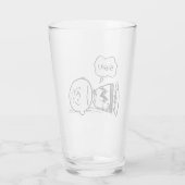 Erdnüsse | Charlie Brown ist unten Glas (Rückseite)